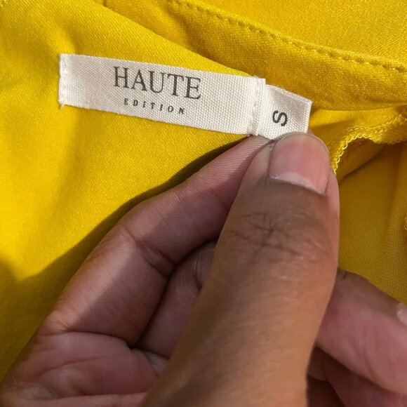 Haute Edition 2 pc Women's Asymmetric Sleeveless Ruched Midi Dress Bodycon Sm - Picture 14 of 16